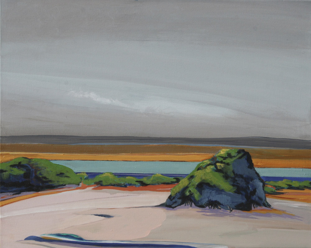 Salton Sea 64 24x30 Inches Acrylic On Canvas  