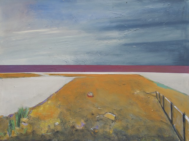 Salton Sea 30 30x40 Inches Acrylic On Canvas  